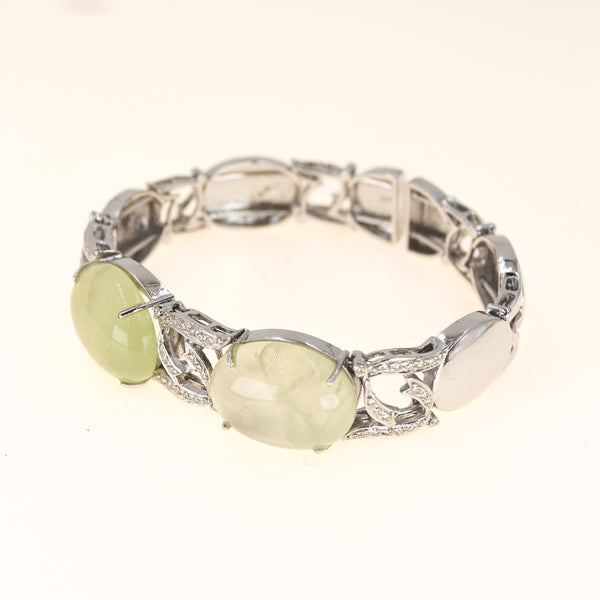 18k Gold Cabochon Bangle Pre owned
