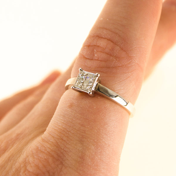 Princess-cut Diamond Ring