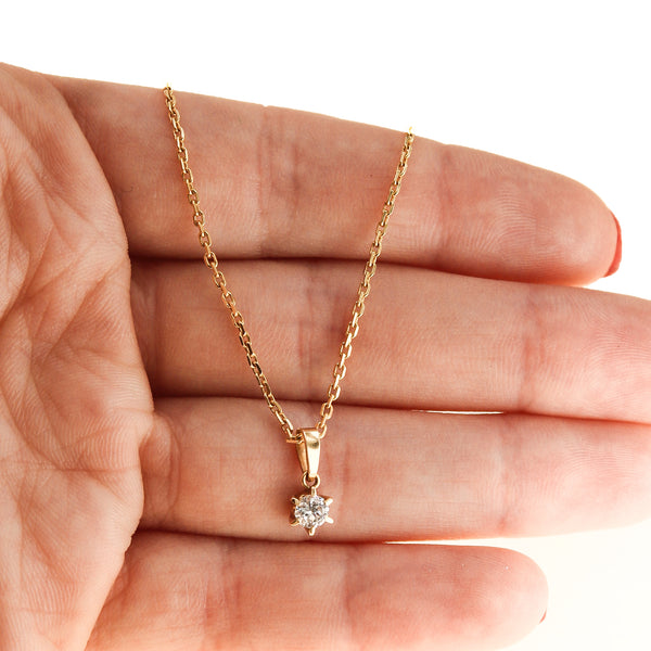 0.20ct Diamond Necklace Pre owned