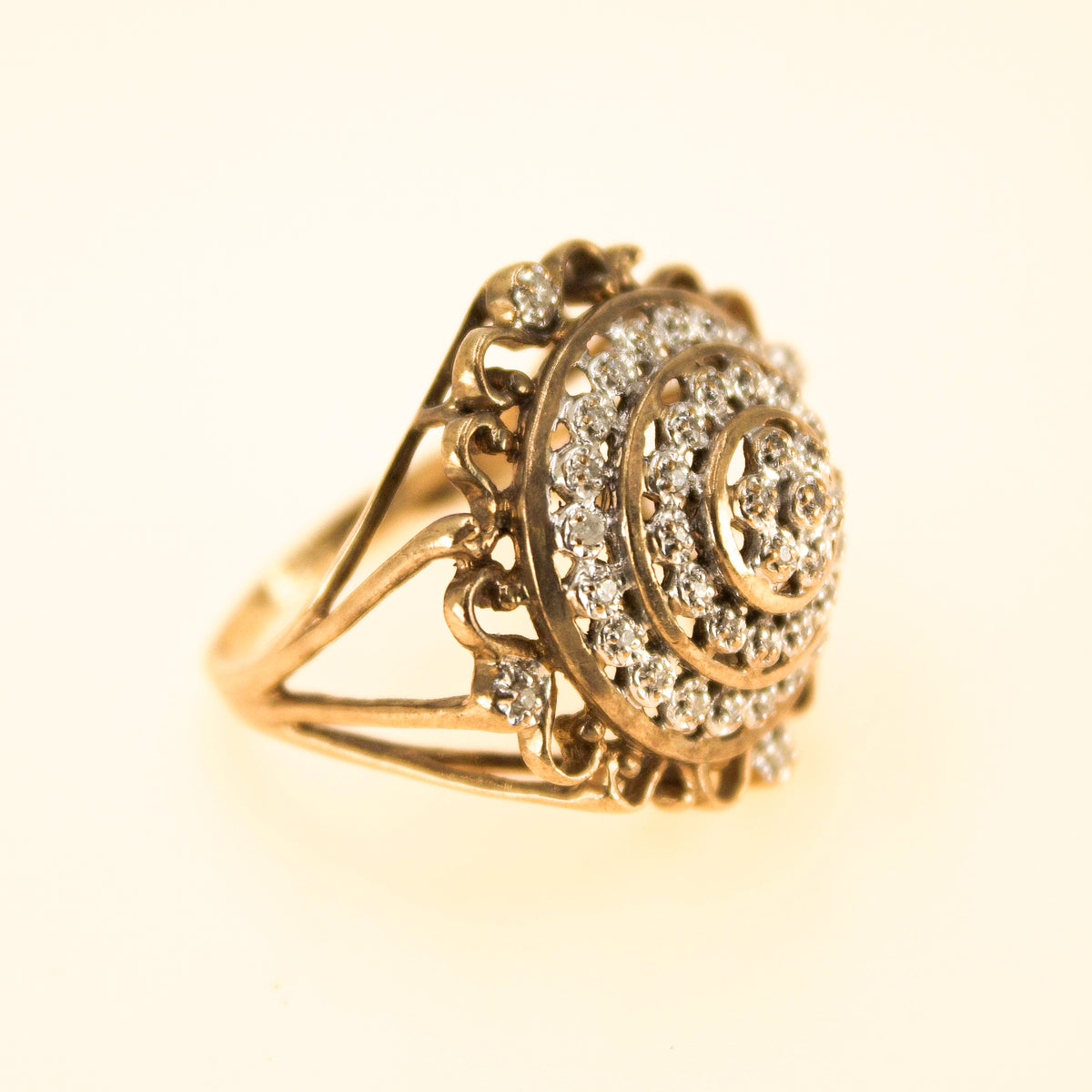 Old gold diamond best sale rings
