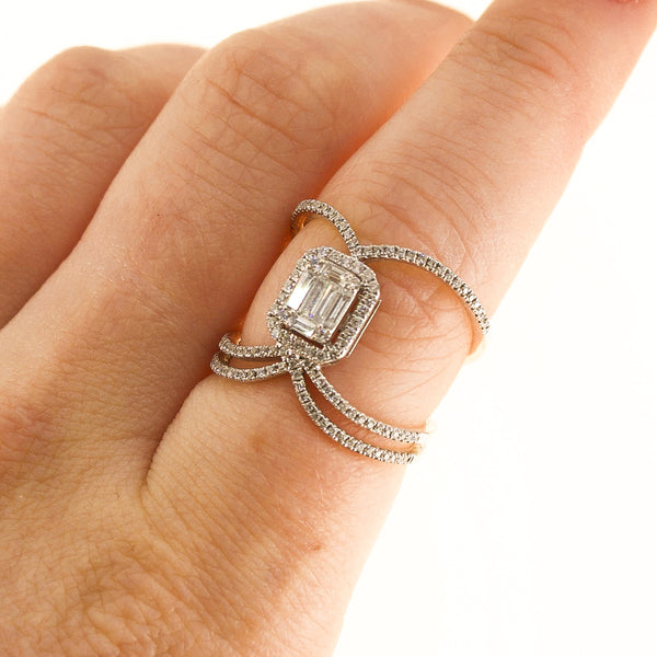 18k White Gold Occasion Ring
