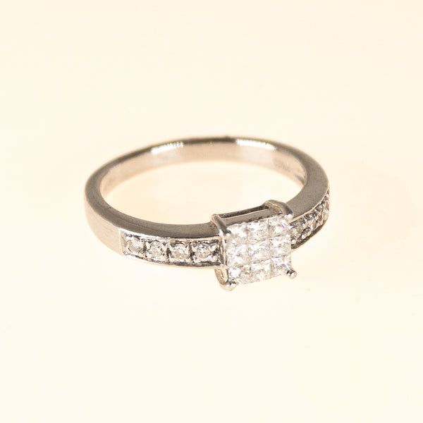 Platinum Diamond Ring 0.50ct