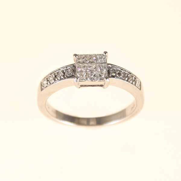 Platinum Diamond Ring 0.50ct