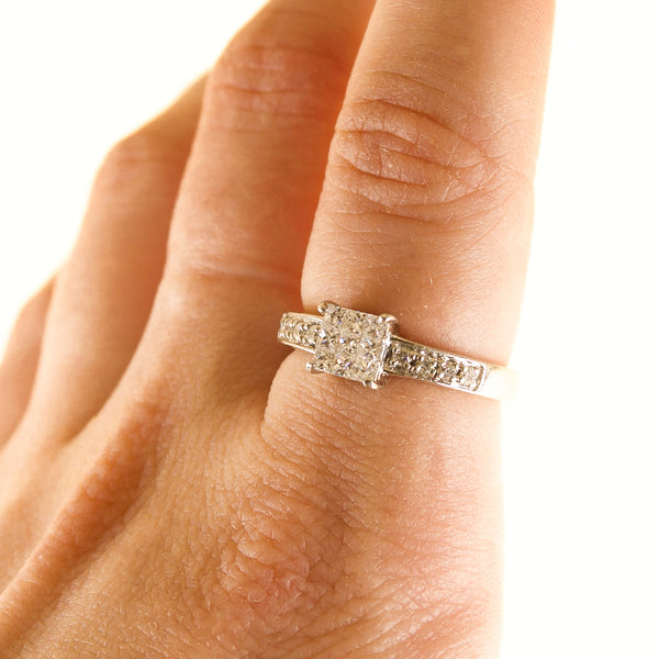 Platinum Diamond Ring 0.50ct