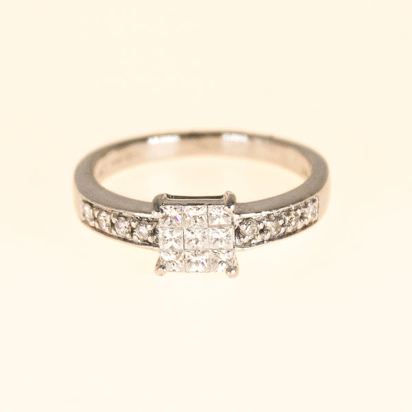 Platinum Diamond Ring 0.50ct