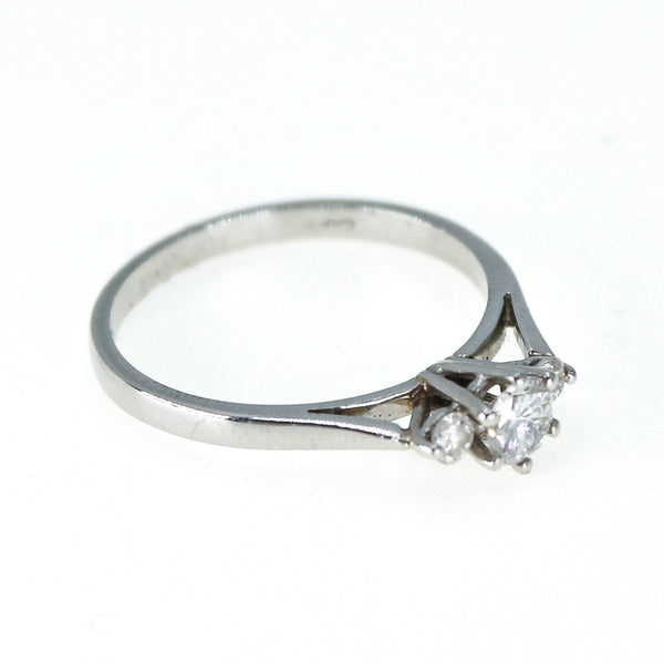 Platinum Diamond Trilogy Ring