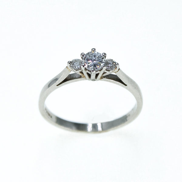 Platinum Diamond Trilogy Ring