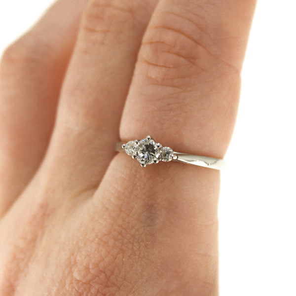 Platinum Diamond Trilogy Ring
