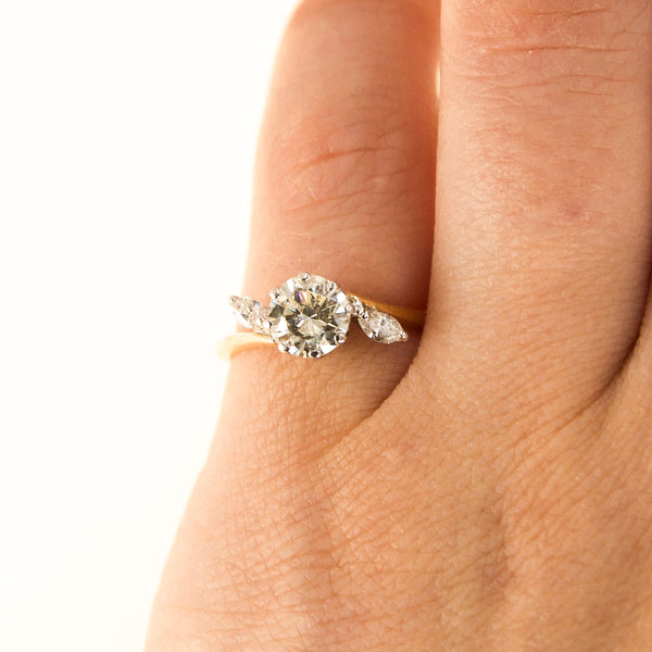 1 carat RC Diamond Trilogy Ring Pre owned