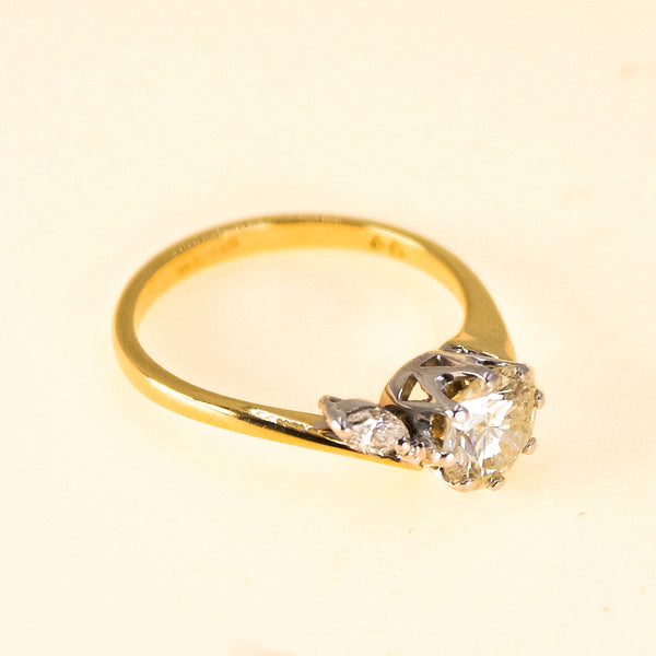 1 carat RC Diamond Trilogy Ring Pre owned