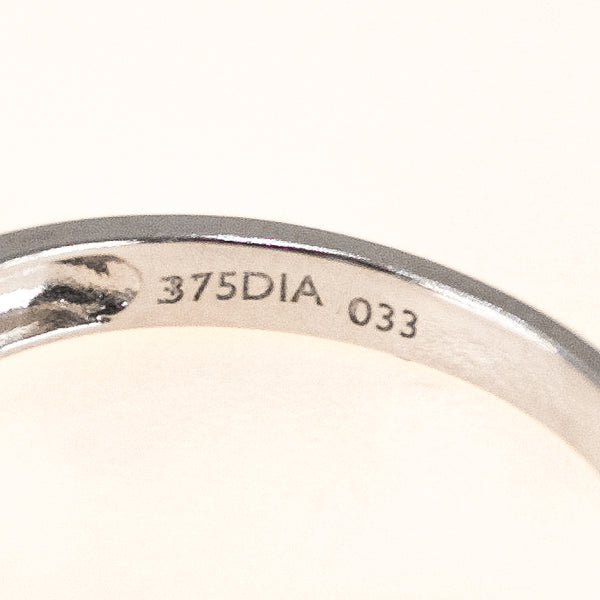 0.33ct Princess Cut Diamonds Ring Pre owned