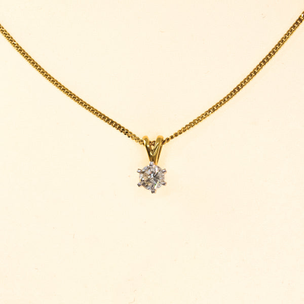 0.50ct Diamond Necklace Pre owned