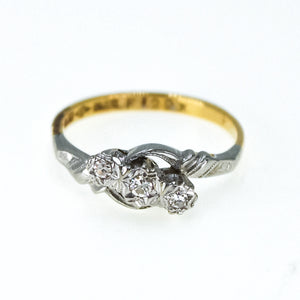 Fine 18k Gold Diamond Ring