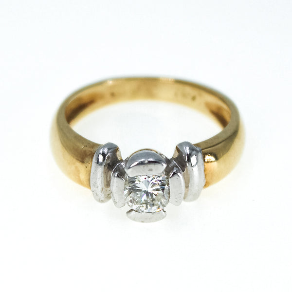 0.50ct Diamond Ring 14K Gold Pre owned